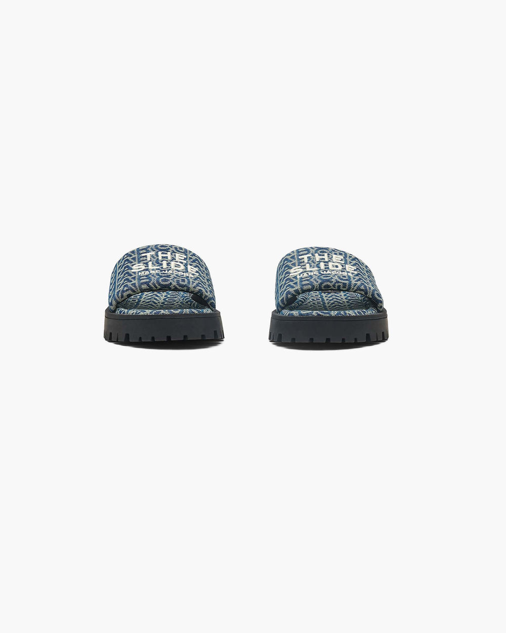 The Denim Monogram Lug Sole Slide - Sun Faded Denim | Marc Jacobs online