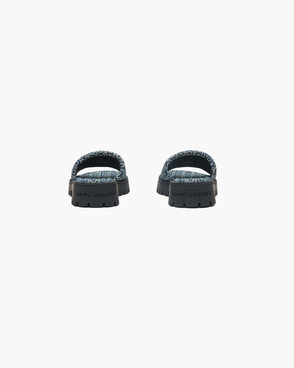 The Denim Monogram Lug Sole Slide - Sun Faded Denim | Marc Jacobs online