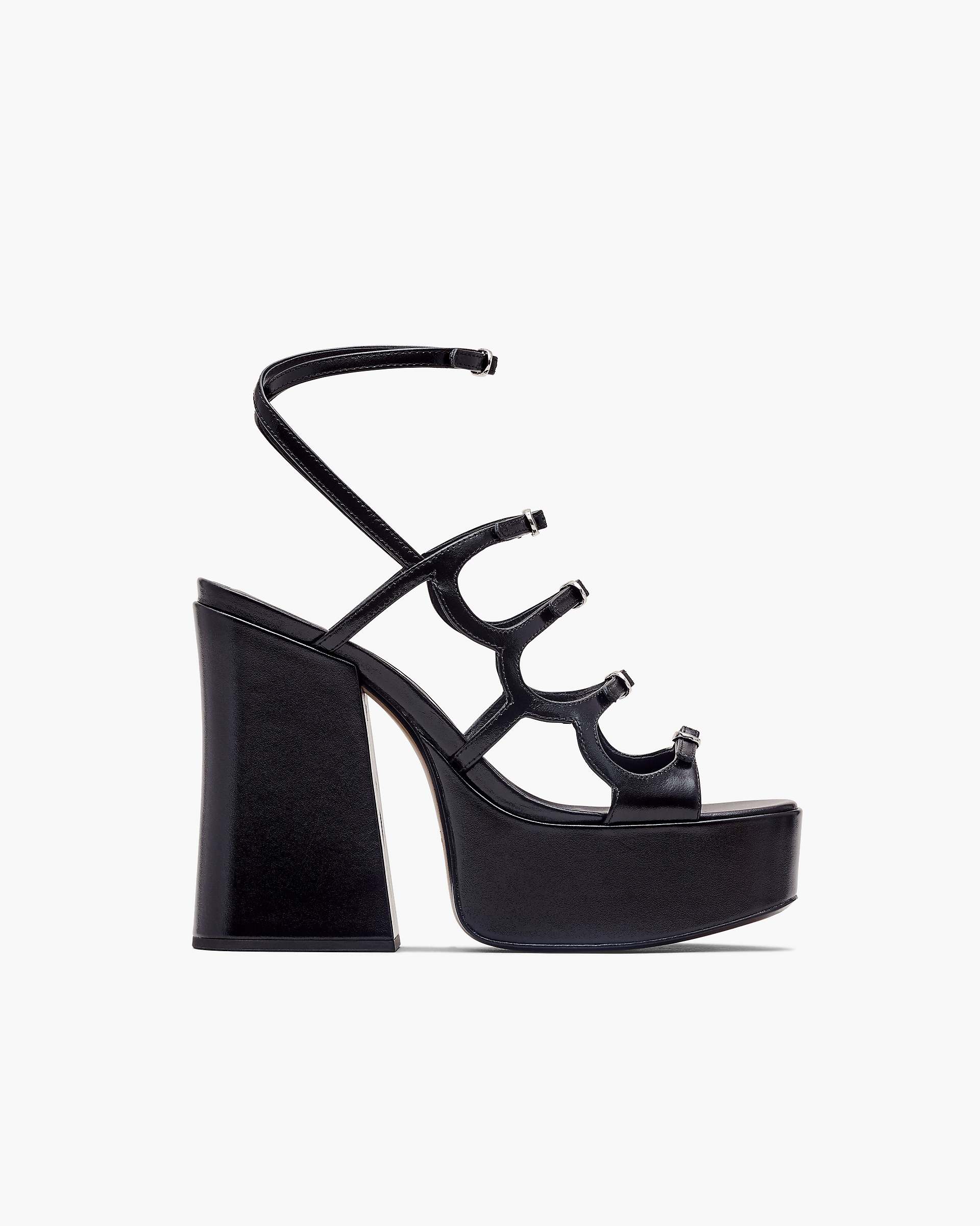 The Kiki Platform Sandal - Black|Black | Marc Jacobs sale