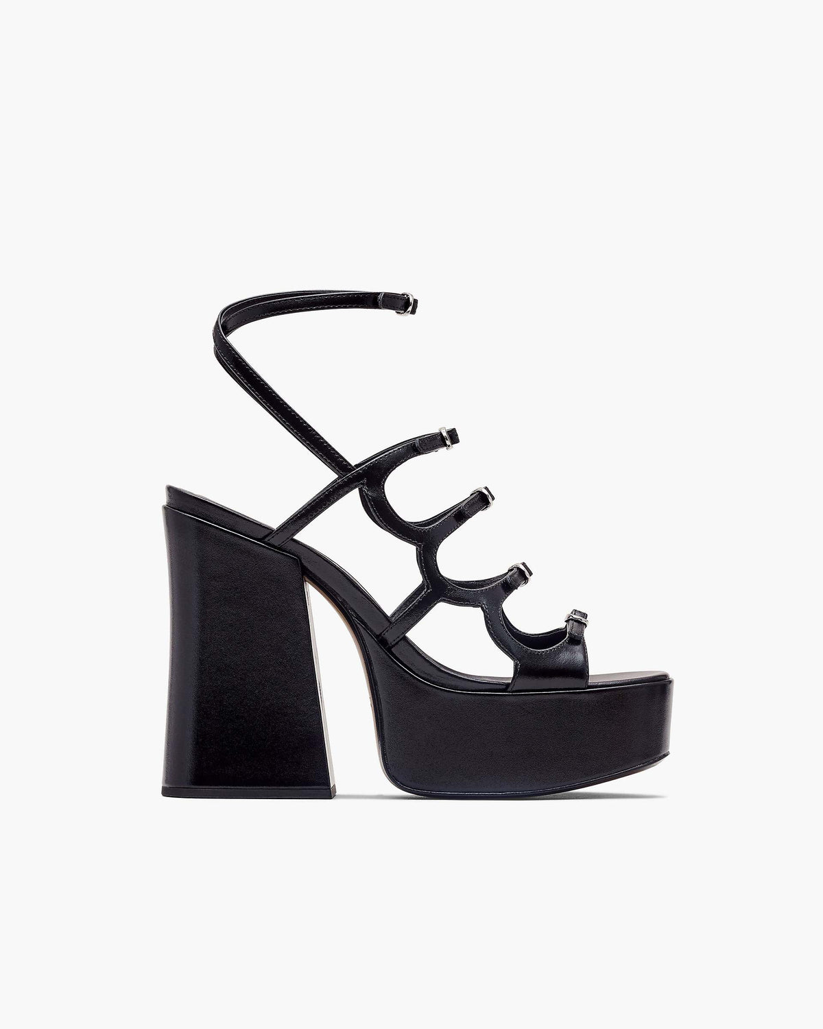 The Kiki Platform Sandal - Black|Black | Marc Jacobs sale