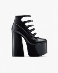 The Patent Leather Kiki Ankle Boot - Black | Marc Jacobs discount