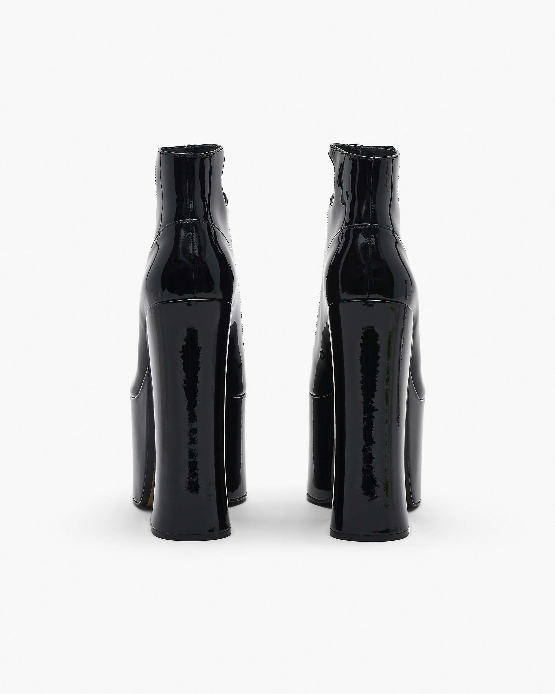 The Patent Leather Kiki Ankle Boot - Black | Marc Jacobs discount