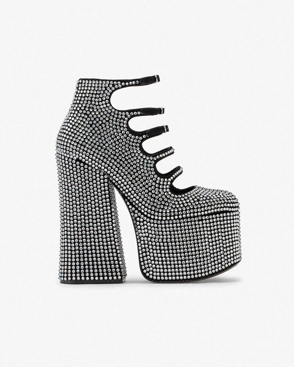 The Rhinestone Kiki Ankle Boot - Black/Crystal | Marc Jacobs on sale