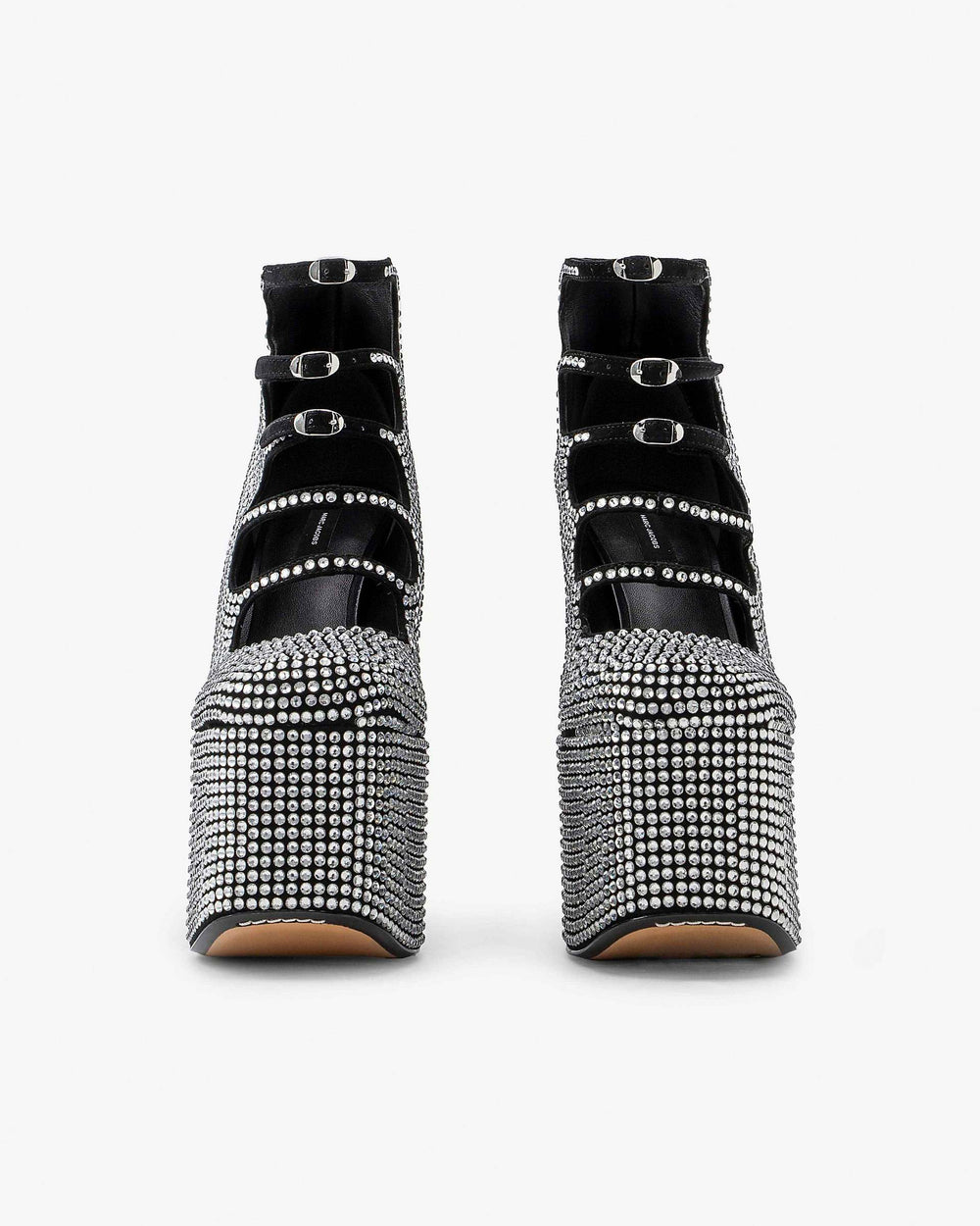 The Rhinestone Kiki Ankle Boot - Black/Crystal | Marc Jacobs on sale