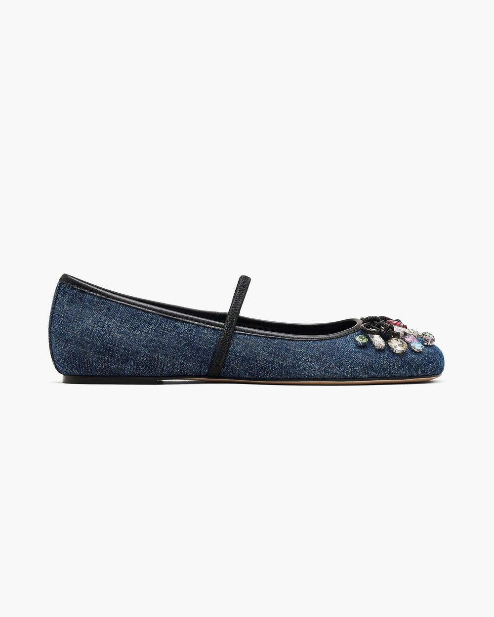 The Gem Denim Sabrina Ballerina - Indigo | Marc Jacobs for sale