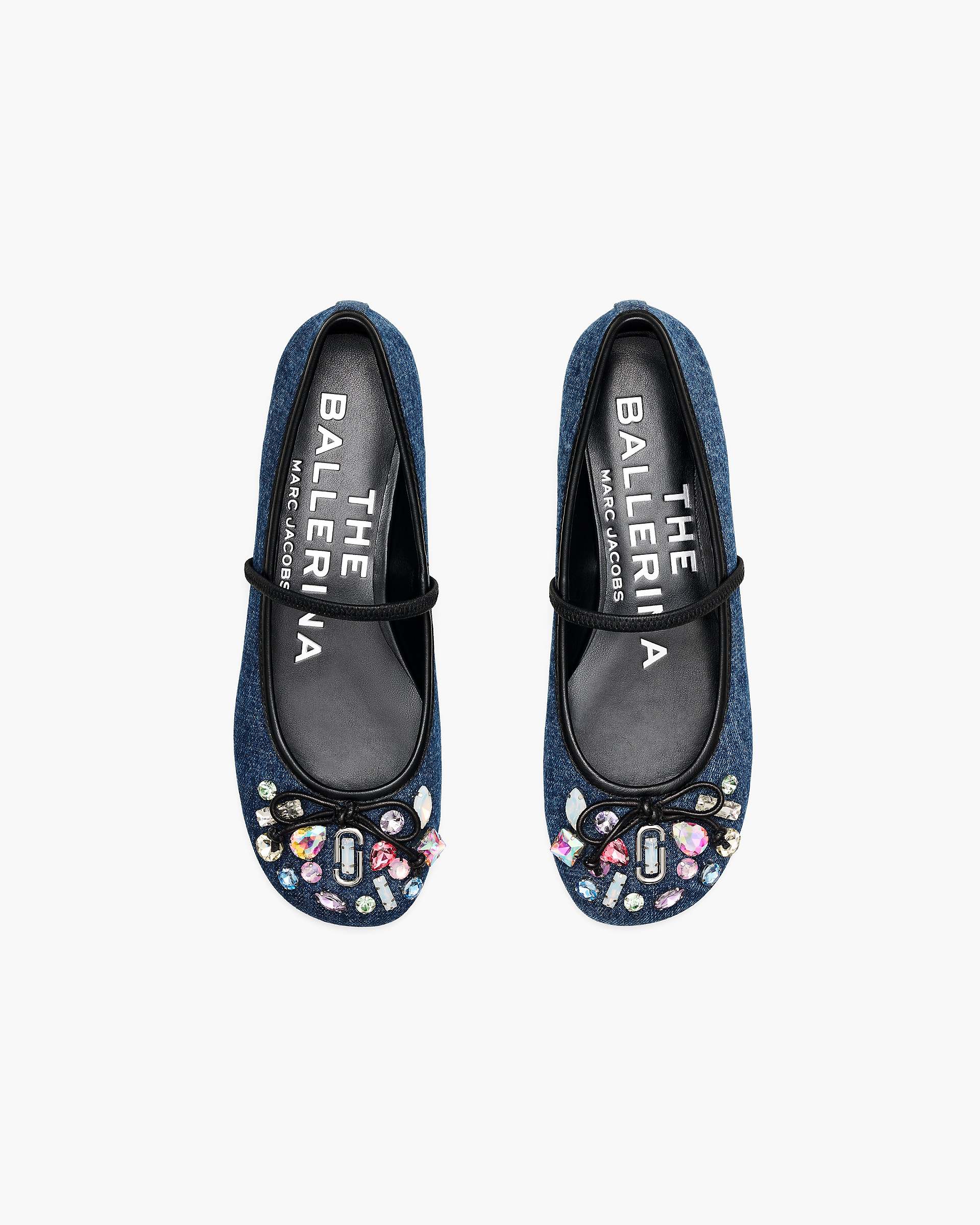 The Gem Denim Sabrina Ballerina - Indigo | Marc Jacobs for sale