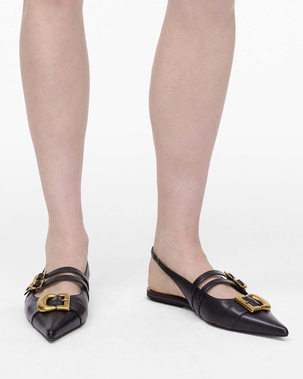 The Doll Shoe Slingback - Black | Marc Jacobs on sale