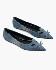 The Denim Kat Ballerina - Vintage Indigo | Marc Jacobs discount