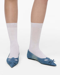 The Denim Kat Ballerina - Vintage Indigo | Marc Jacobs discount