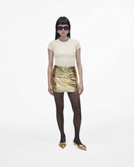The Emma Kitten Heel - Shiny Gold | Marc Jacobs online