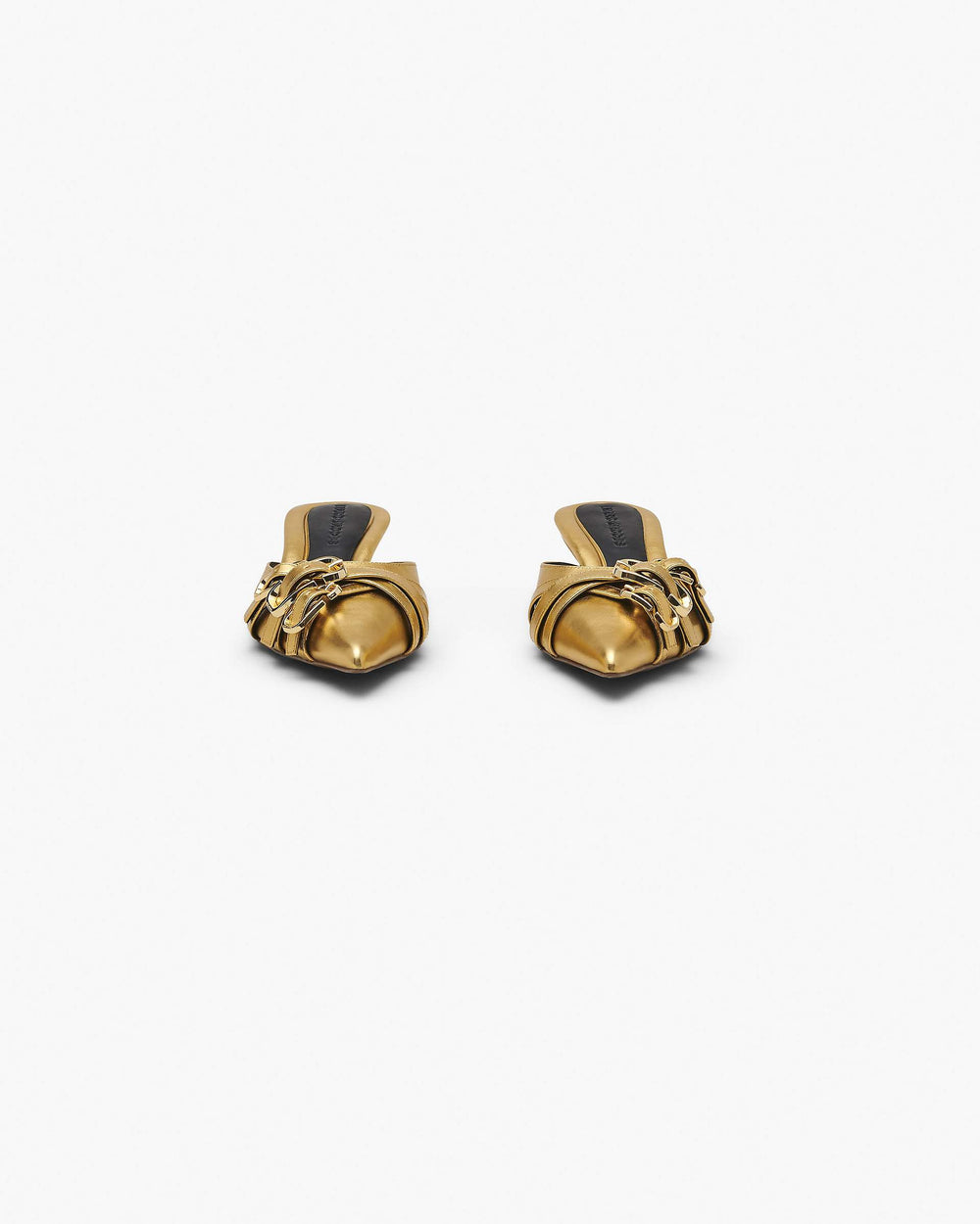The Emma Kitten Heel - Shiny Gold | Marc Jacobs online
