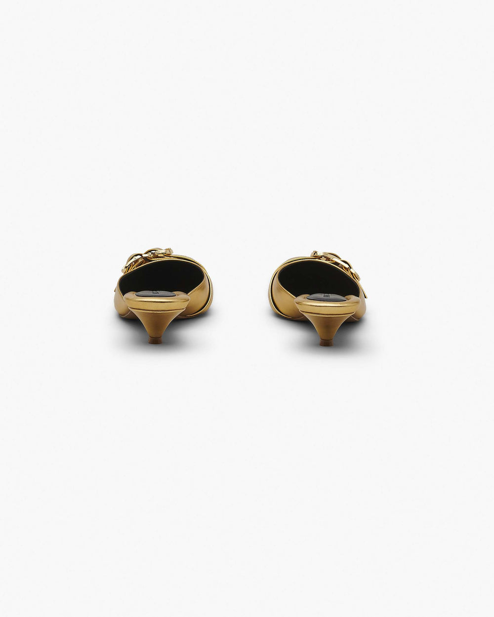 The Emma Kitten Heel - Shiny Gold | Marc Jacobs online