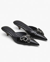 The Emma Kitten Heel - Black | Marc Jacobs discount
