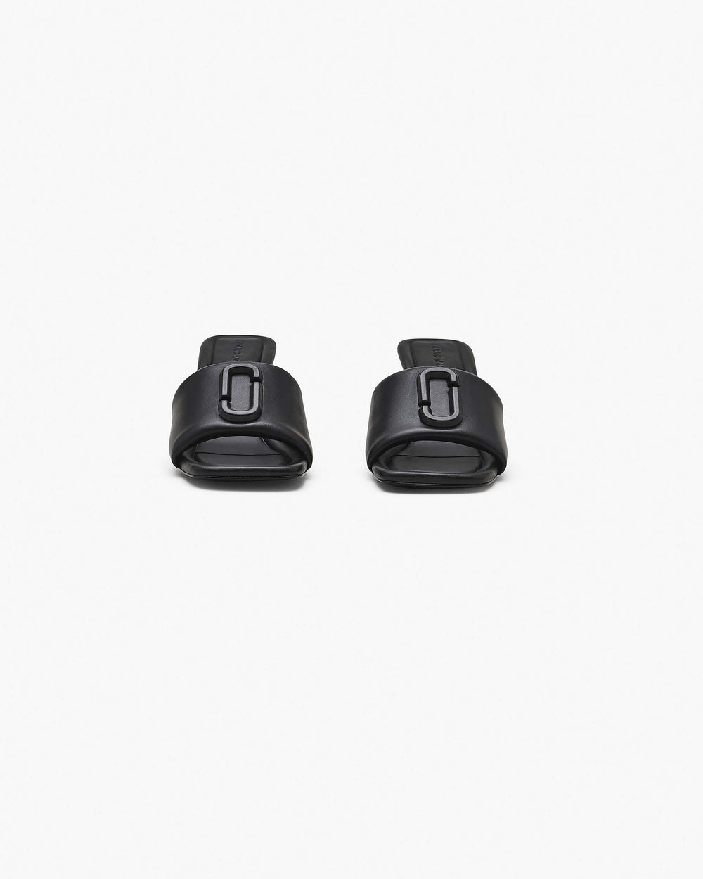 The Leather J Marc Heeled Sandal - Black | Marc Jacobs online