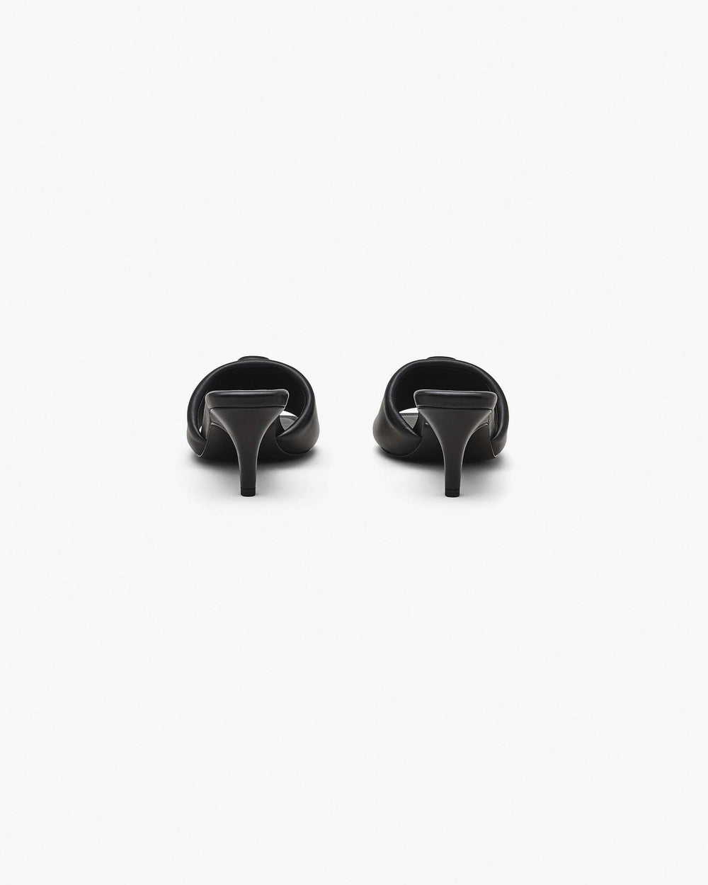 The Leather J Marc Heeled Sandal - Black | Marc Jacobs online