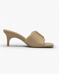 The Leather J Marc Heeled Sandal - Camel | Marc Jacobs on sale