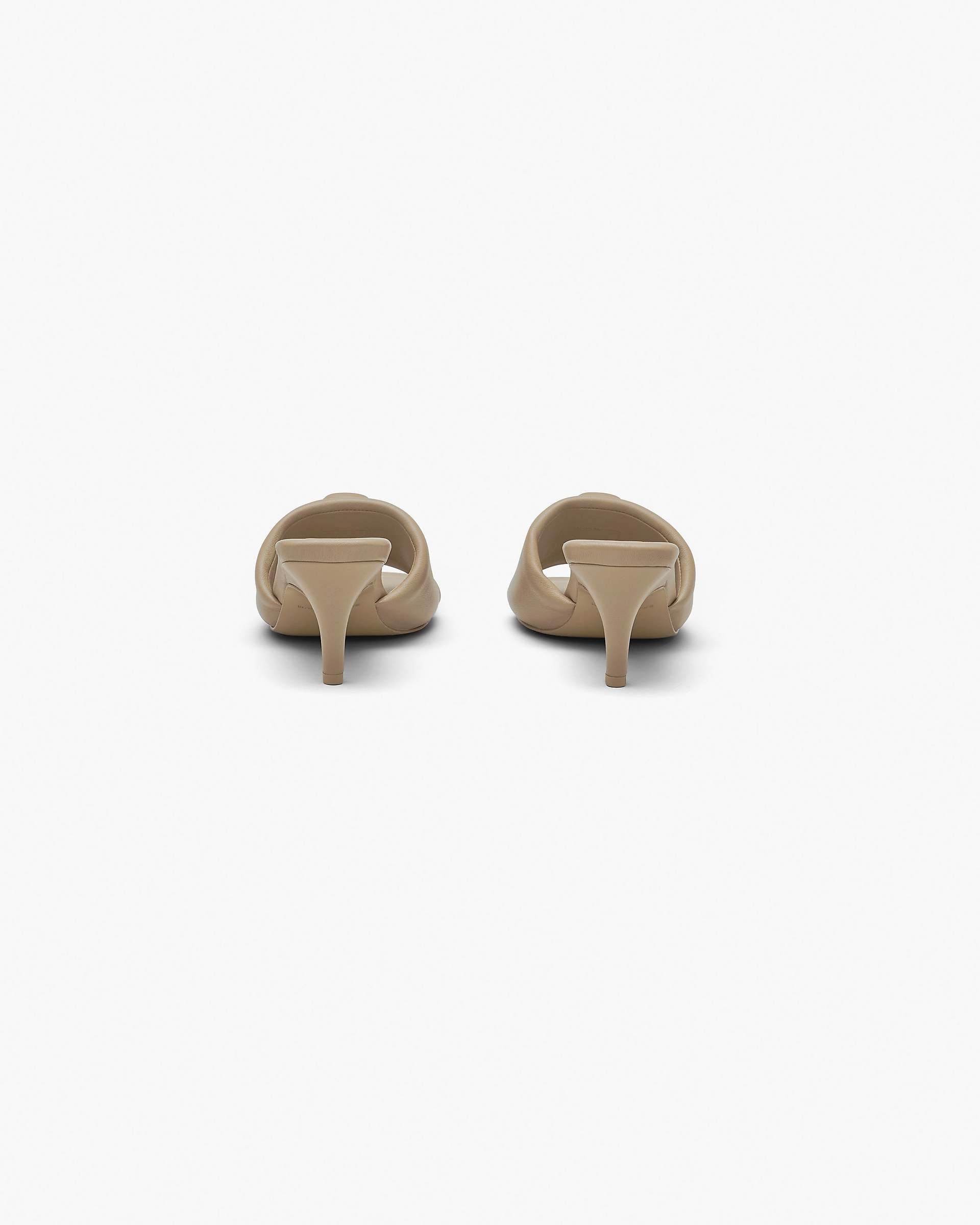 The Leather J Marc Heeled Sandal - Camel | Marc Jacobs on sale