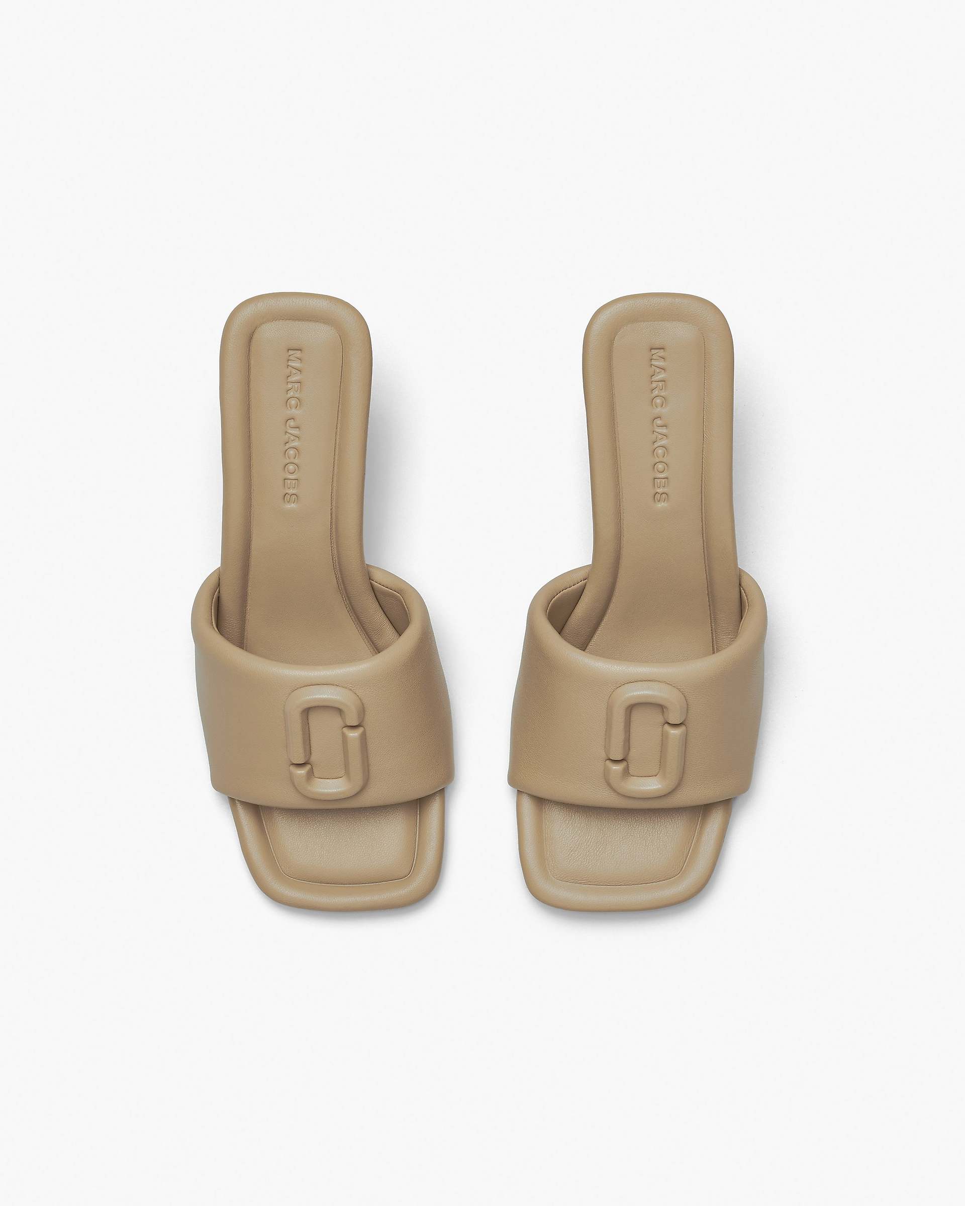 The Leather J Marc Heeled Sandal - Camel | Marc Jacobs on sale