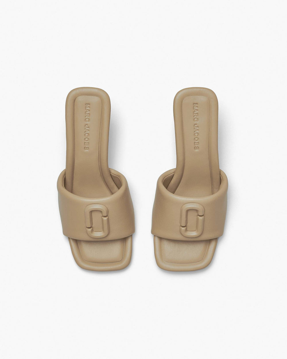 The Leather J Marc Heeled Sandal - Camel | Marc Jacobs on sale