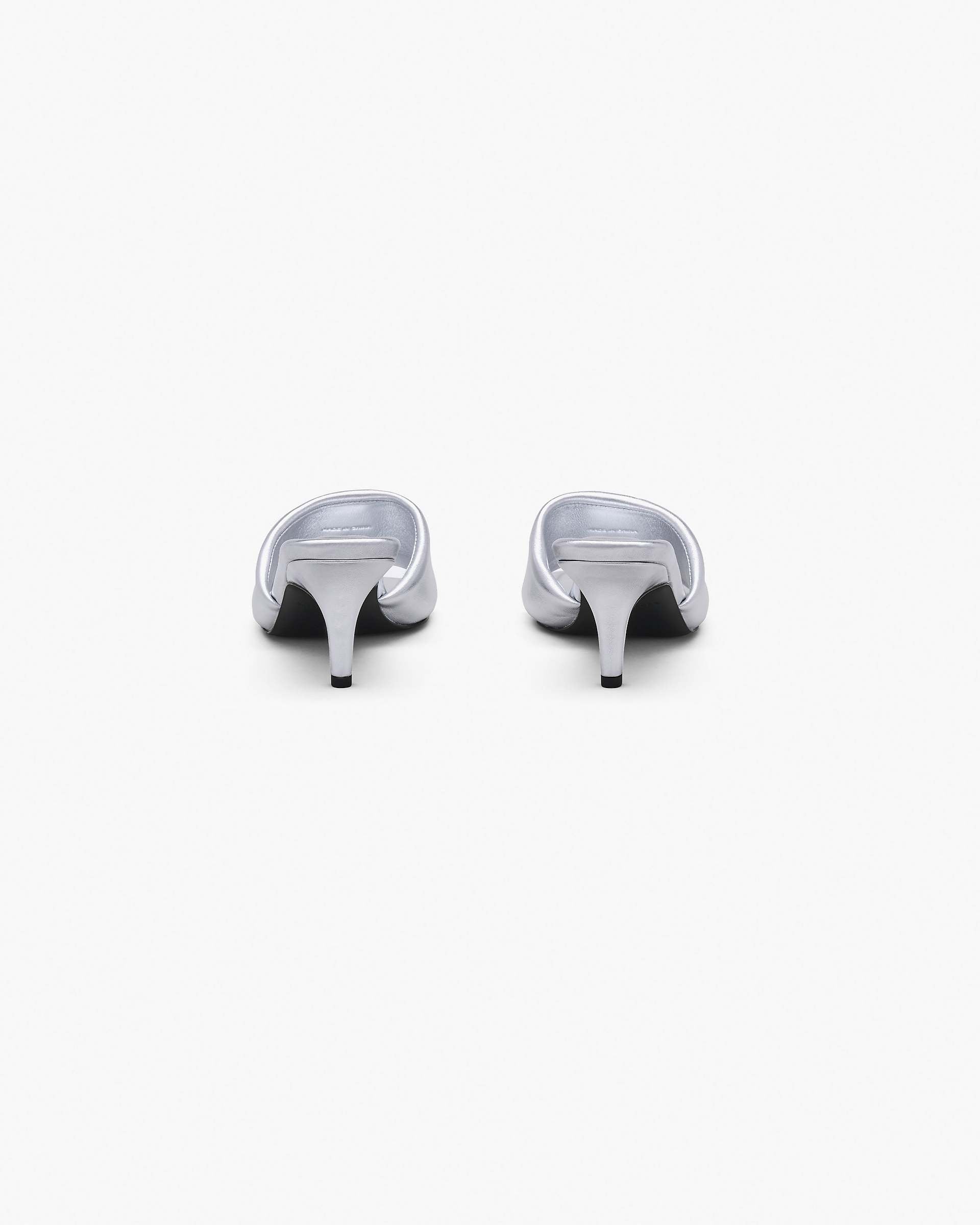 The Metallic J Marc Heeled Sandal - Silver | Marc Jacobs US