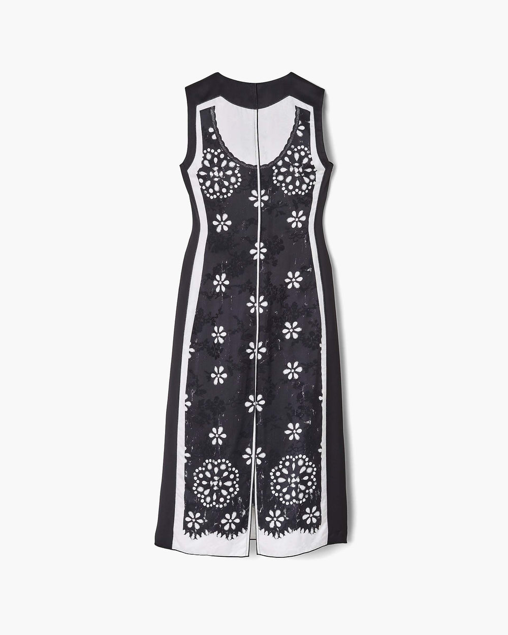 Trompe L'Oeil Eyelet Dress - Black/White | Marc Jacobs discount
