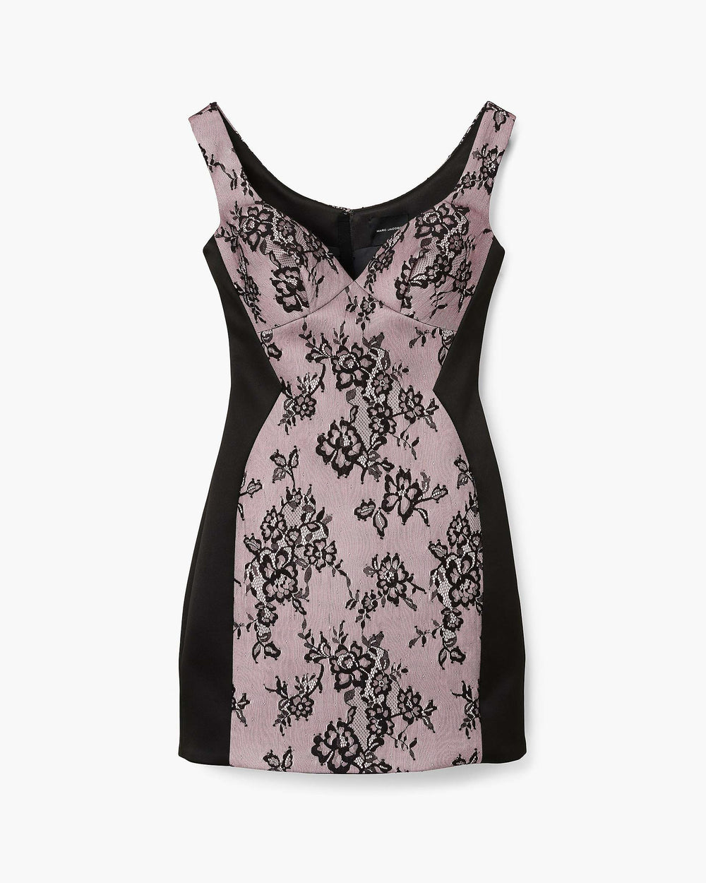 Sculpted Lace Shadow Dress - Black Multi | Marc Jacobs online