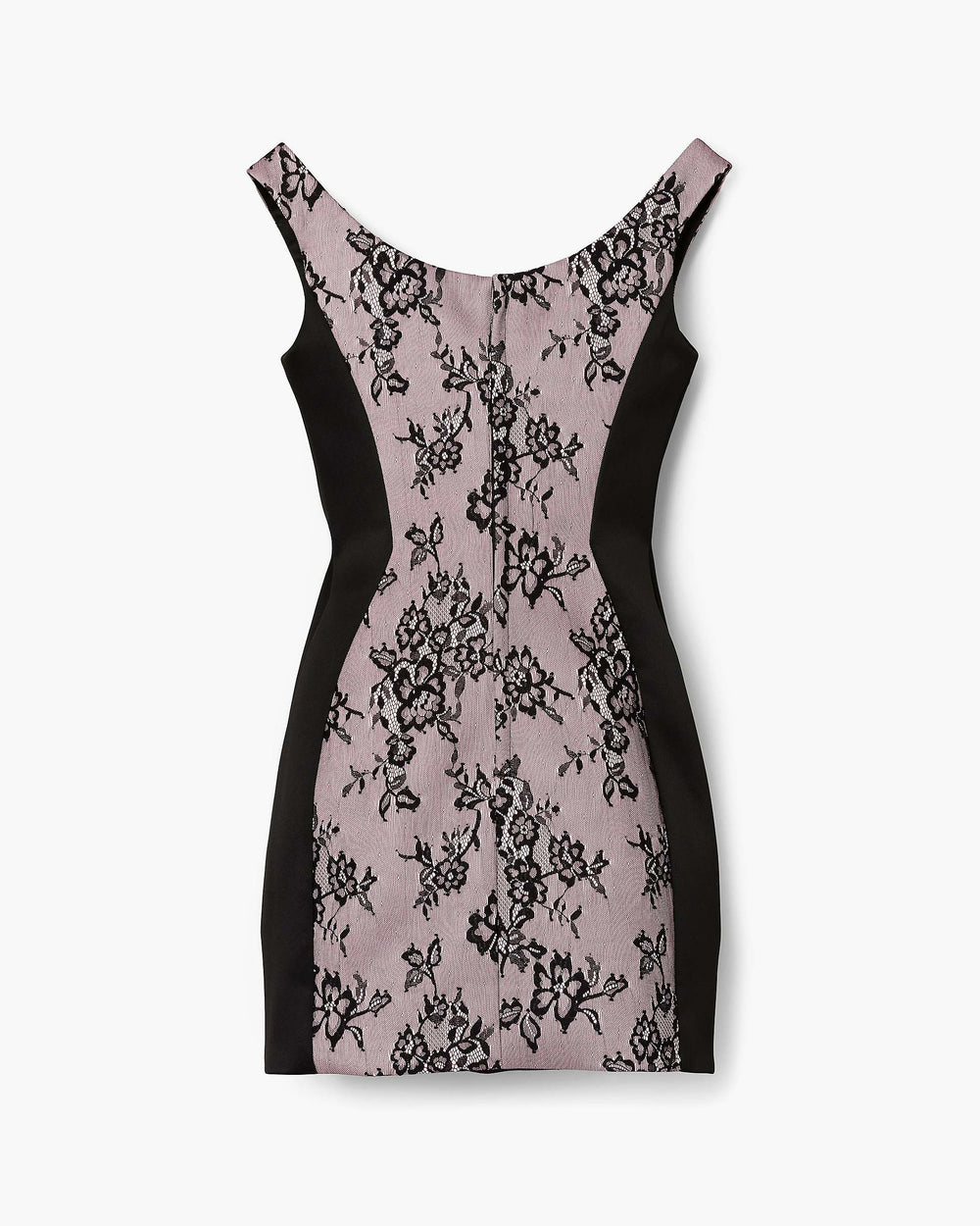 Sculpted Lace Shadow Dress - Black Multi | Marc Jacobs online