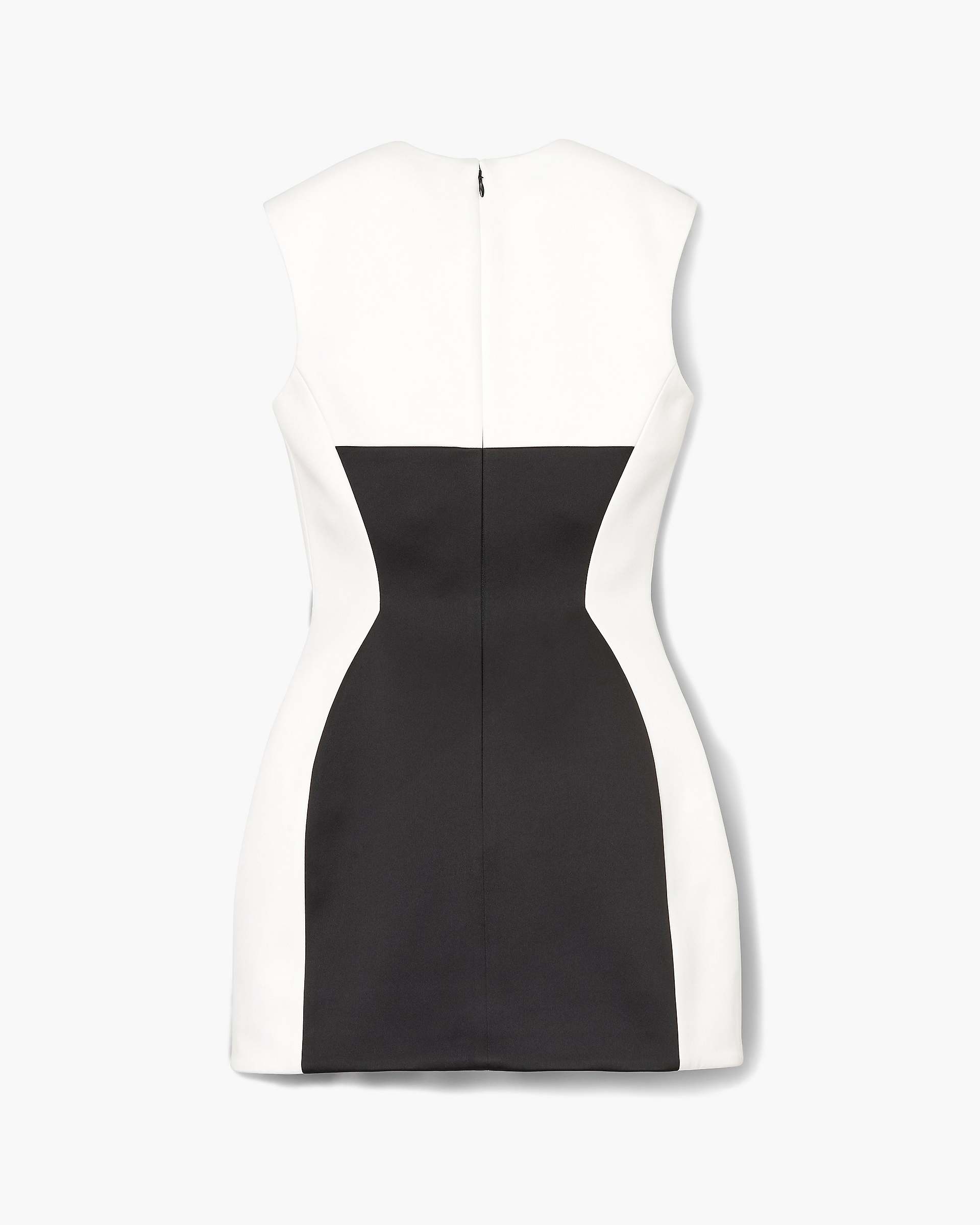 Seamed Up Satin Dress - Black/White | Marc Jacobs sale