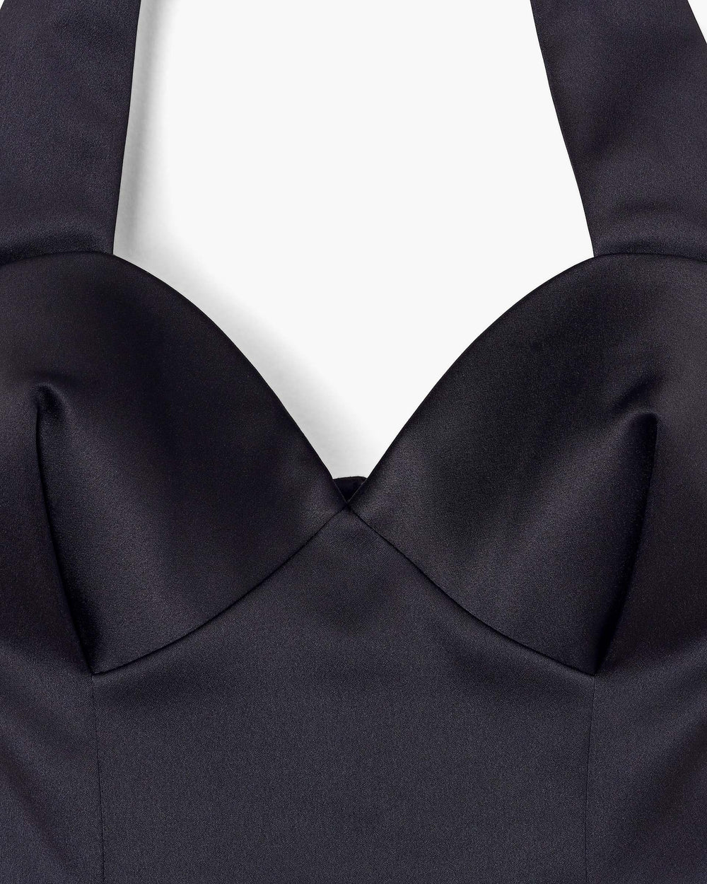 Sculpted Satin Halter Dress - Black | Marc Jacobs for sale