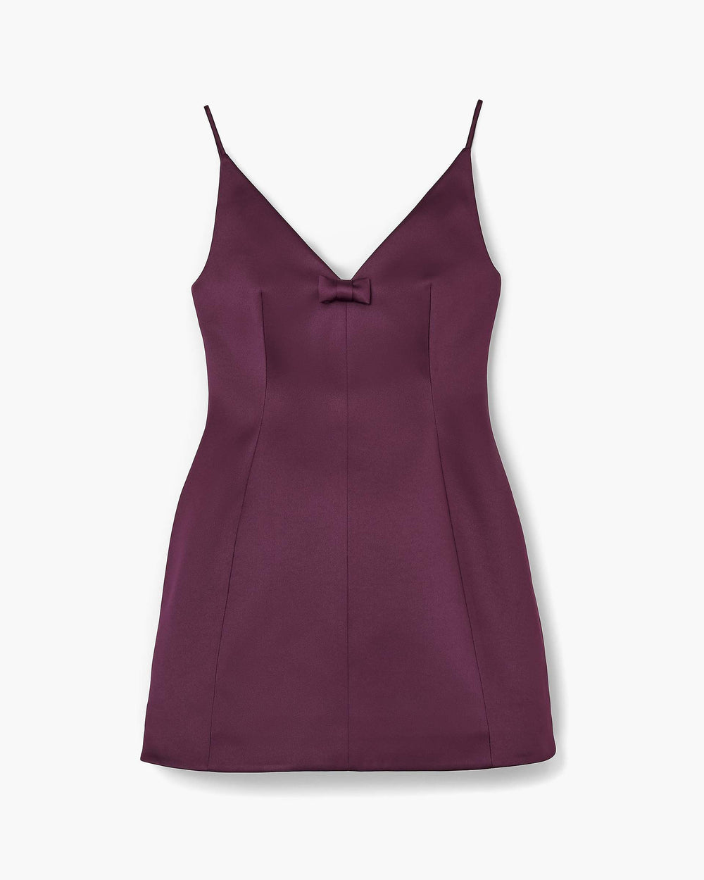 Satin Bow Dress - Dark Plum | Marc Jacobs on sale