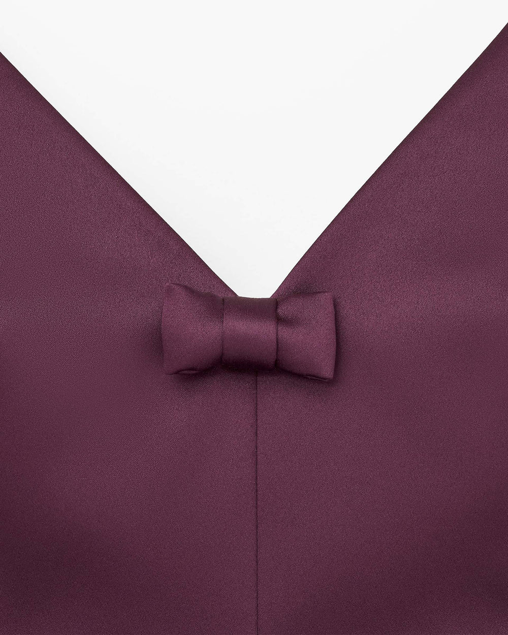 Satin Bow Dress - Dark Plum | Marc Jacobs on sale
