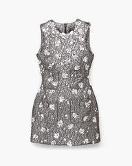 Sculpted Gem Doll Dress - Silver | Marc Jacobs US