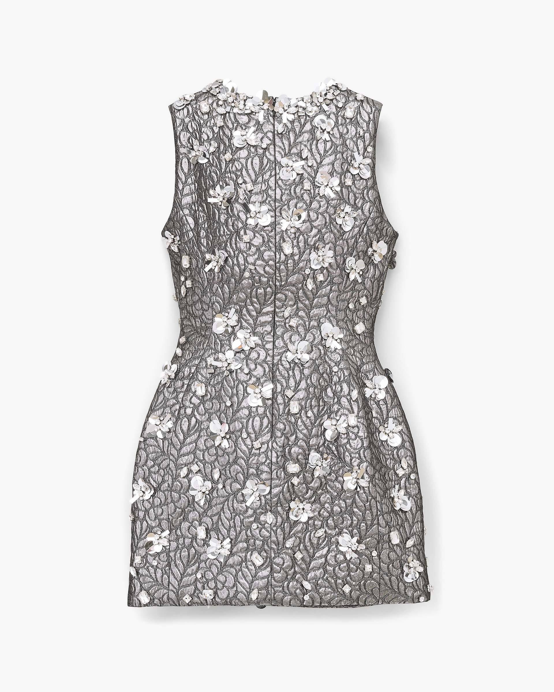 Sculpted Gem Doll Dress - Silver | Marc Jacobs US