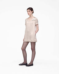 Crushed Satin Dress - Champagne | Marc Jacobs online