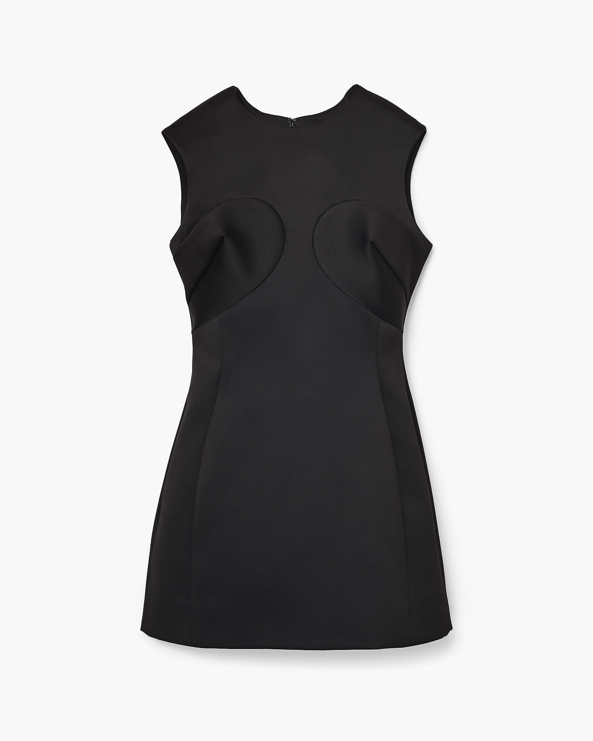Seamed Up Satin Dress - Black|Black | Marc Jacobs discount