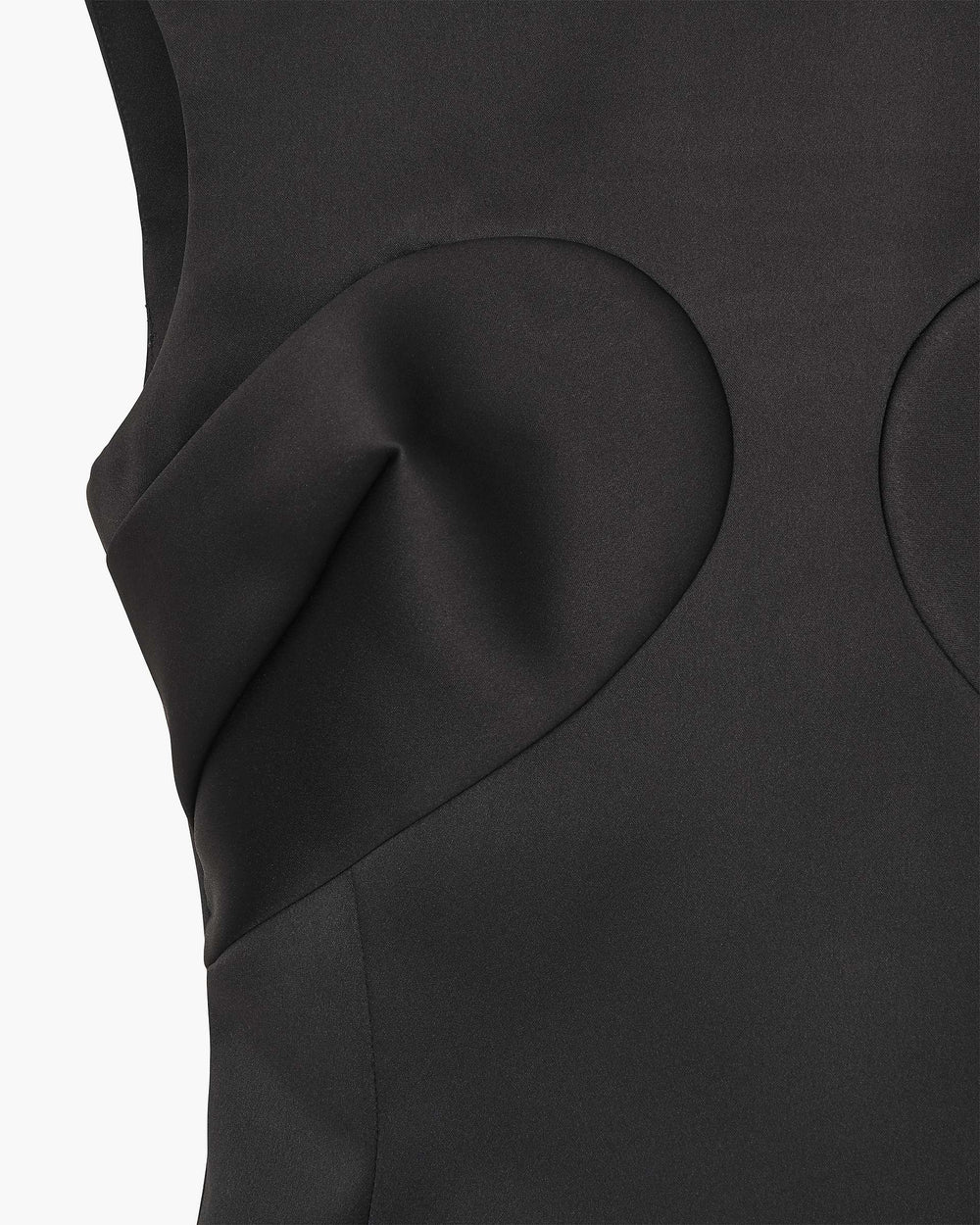 Seamed Up Satin Dress - Black|Black | Marc Jacobs discount