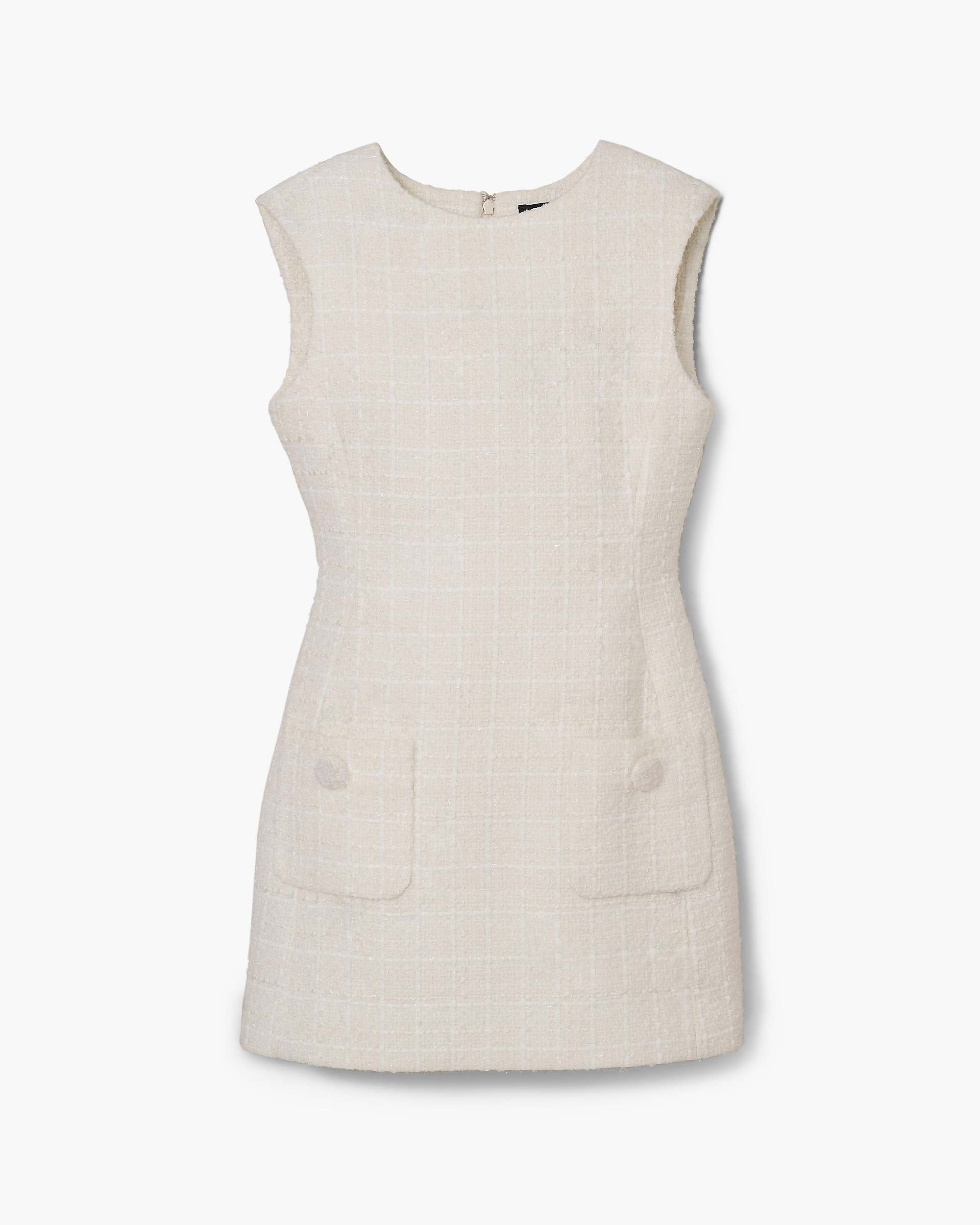 Sculptural Tweed Dress - Ivory | Marc Jacobs online