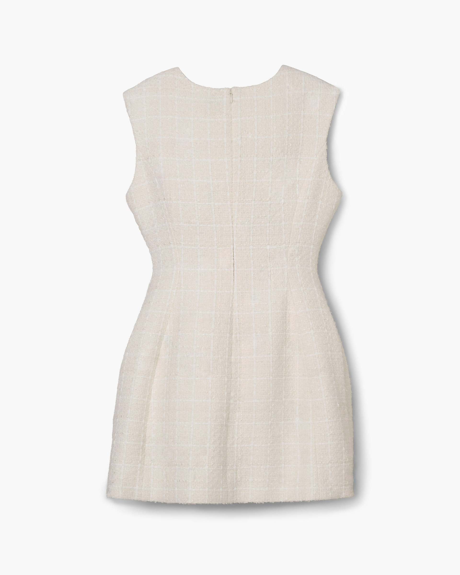 Sculptural Tweed Dress - Ivory | Marc Jacobs online