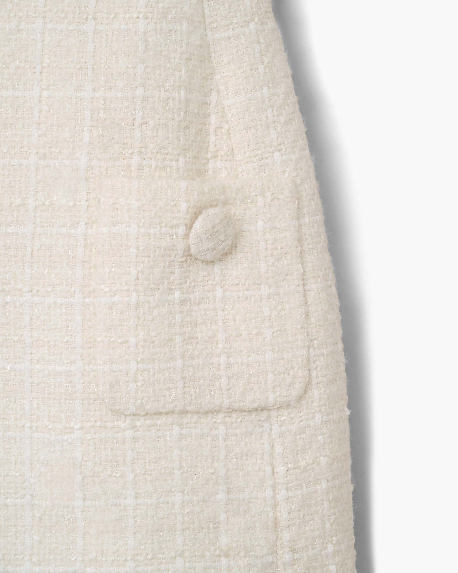 Sculptural Tweed Dress - Ivory | Marc Jacobs online