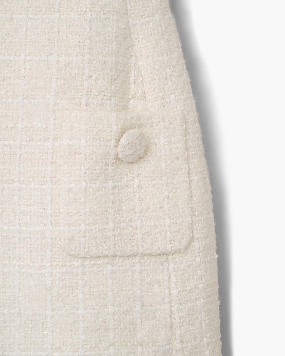 Sculptural Tweed Dress - Ivory | Marc Jacobs online