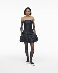 The Leather Bubble Dress - Black | Marc Jacobs online