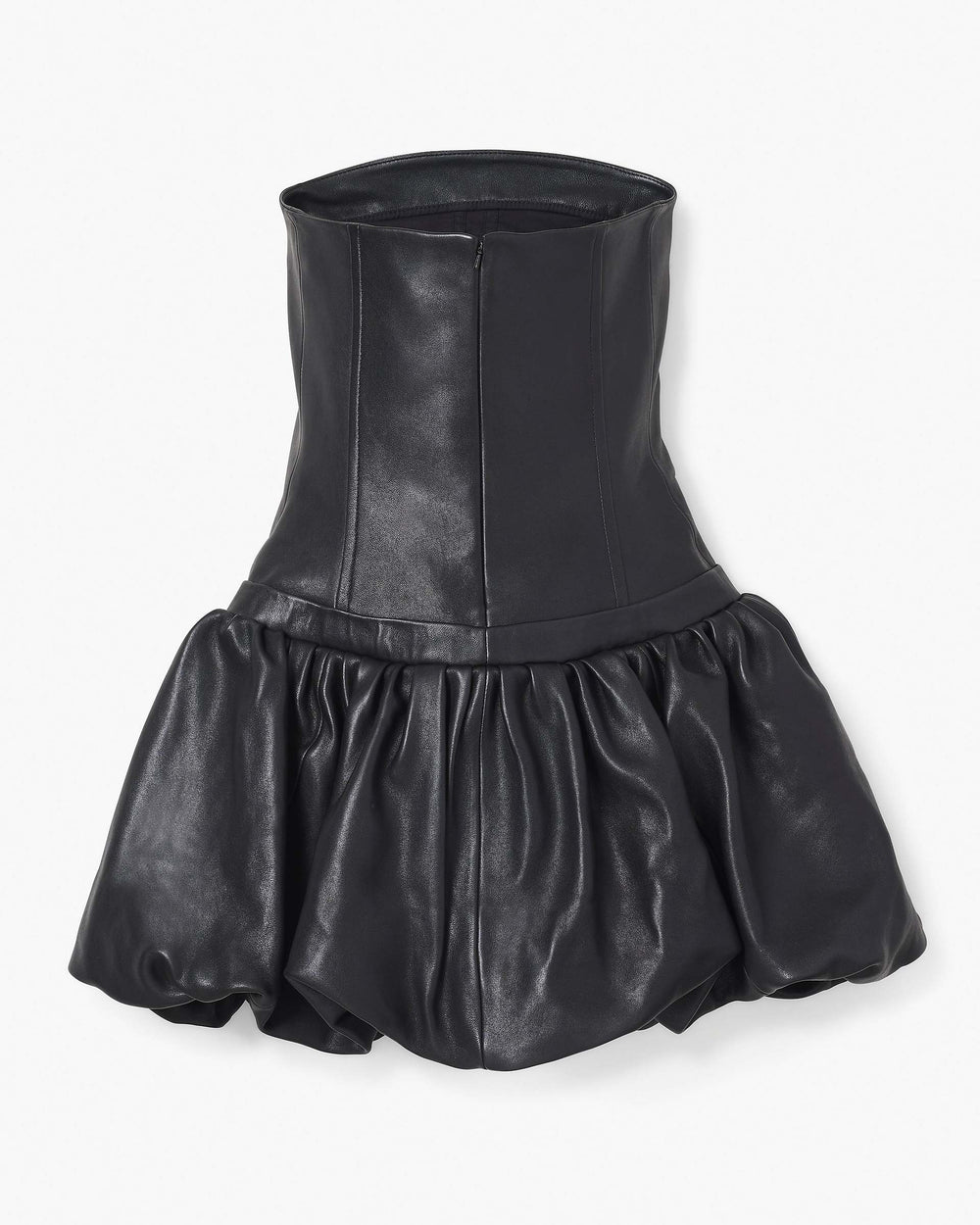 The Leather Bubble Dress - Black | Marc Jacobs online