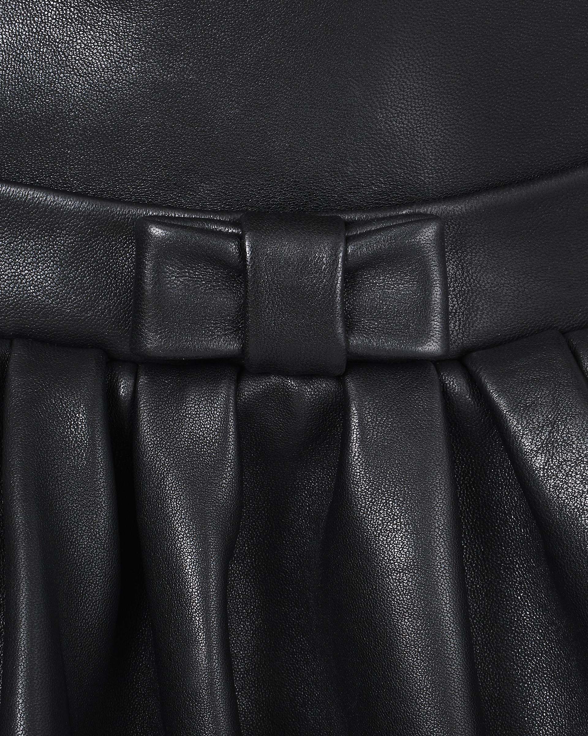 The Leather Bubble Dress - Black | Marc Jacobs online
