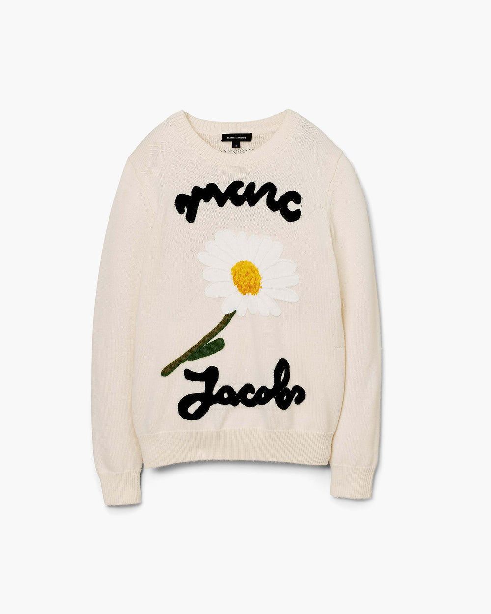 Marc Is Joy Jacquard Crewneck - Ivory | Marc Jacobs discount