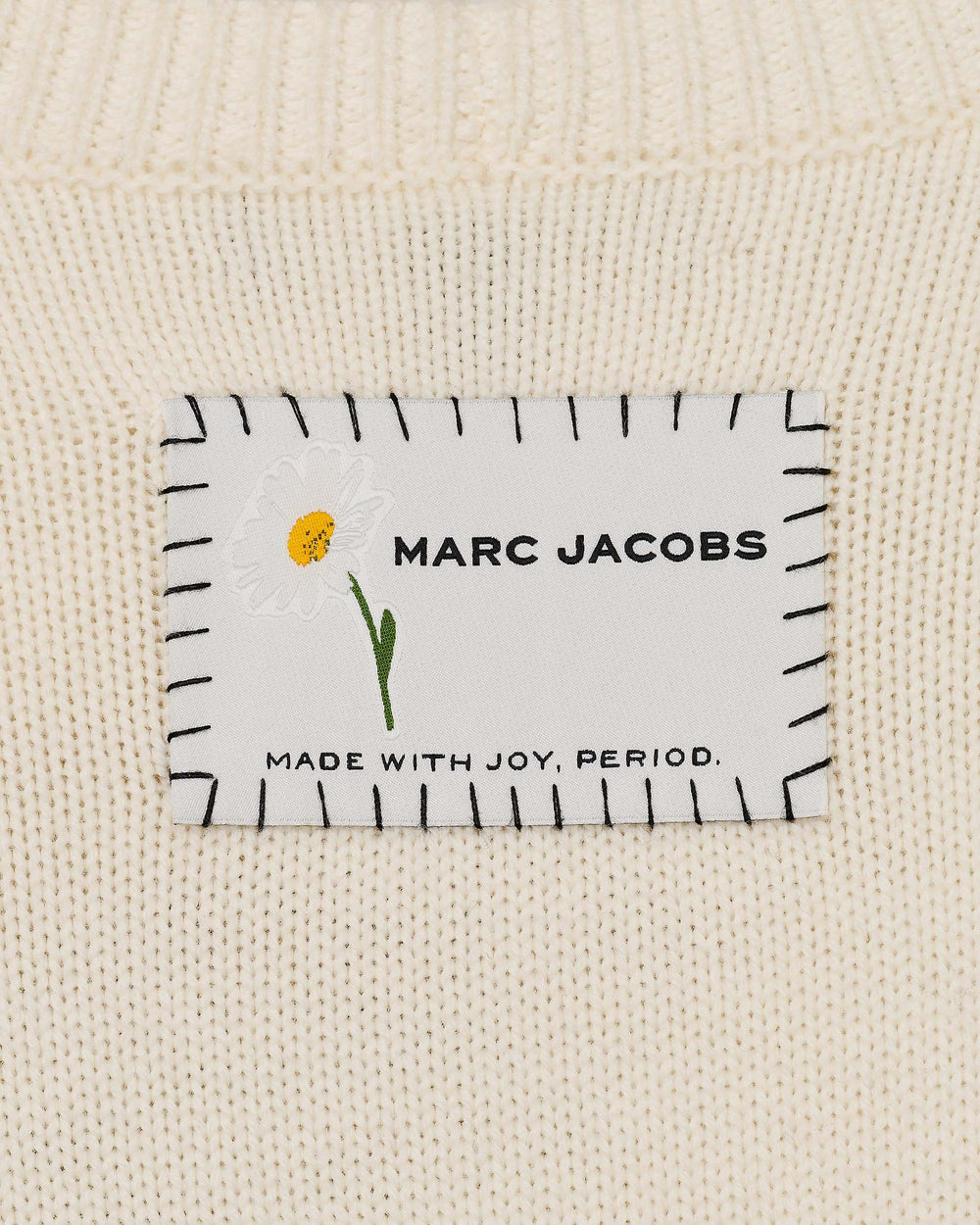 Marc Is Joy Jacquard Crewneck - Ivory | Marc Jacobs discount