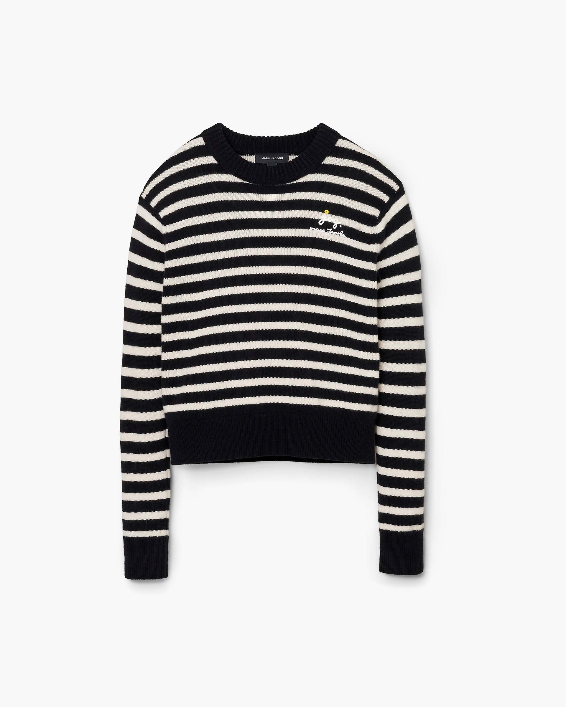 Joy Striped Crewneck - Black/White | Marc Jacobs online