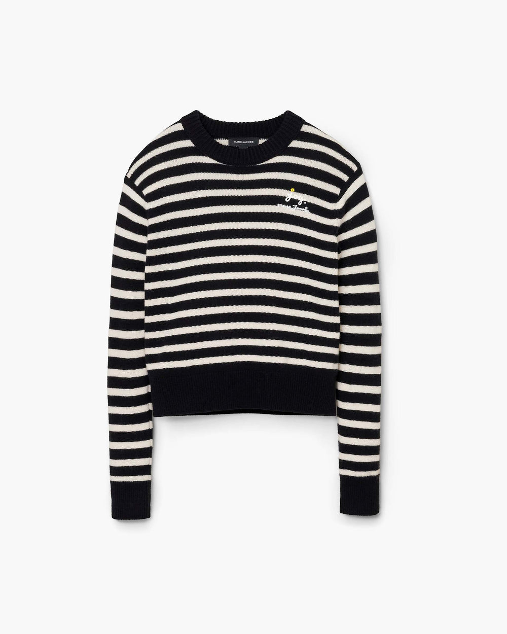 Joy Striped Crewneck - Black/White | Marc Jacobs online