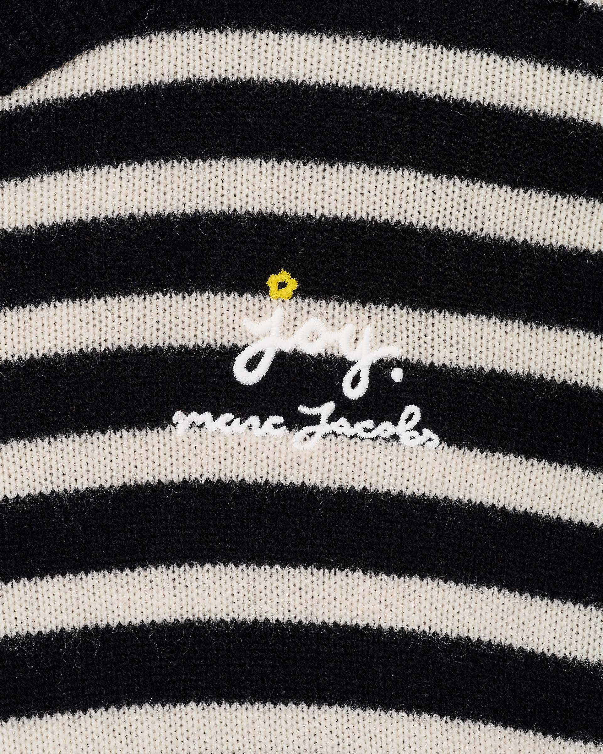 Joy Striped Crewneck - Black/White | Marc Jacobs online