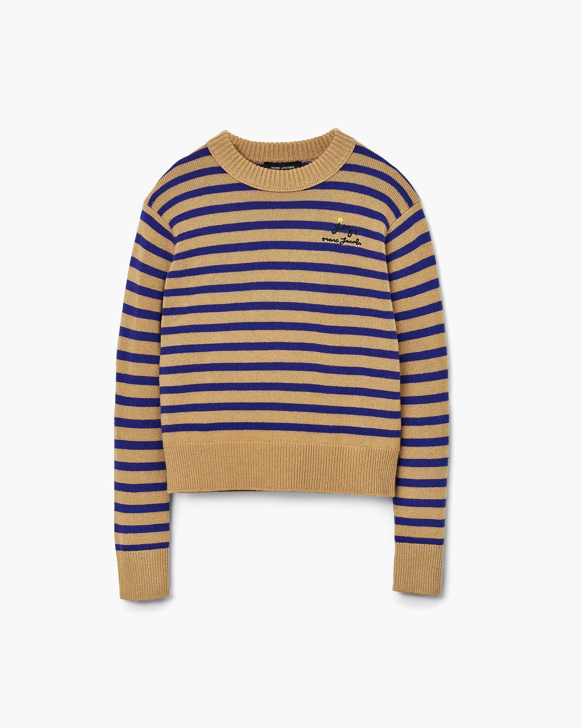 Joy Striped Crewneck - Camel/Pansy | Marc Jacobs sale