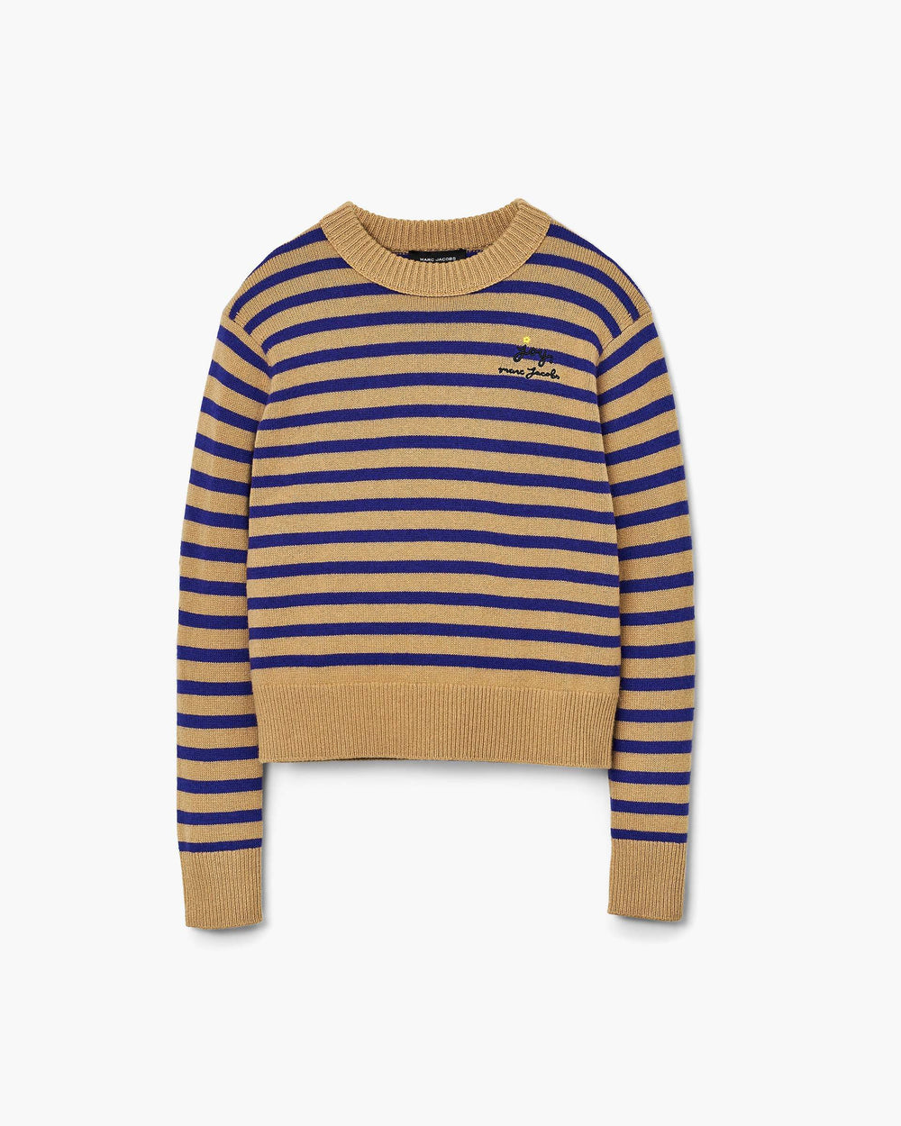 Joy Striped Crewneck - Camel/Pansy | Marc Jacobs sale